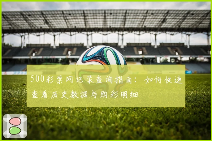 500彩票网记录查询指南：如何快速查看历史数据与购彩明细