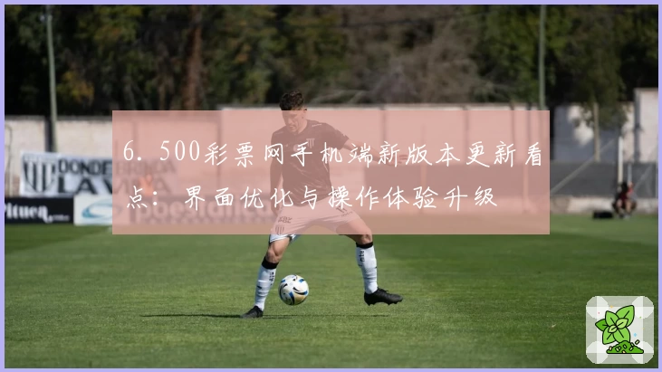 6. 500彩票网手机端新版本更新看点：界面优化与操作体验升级